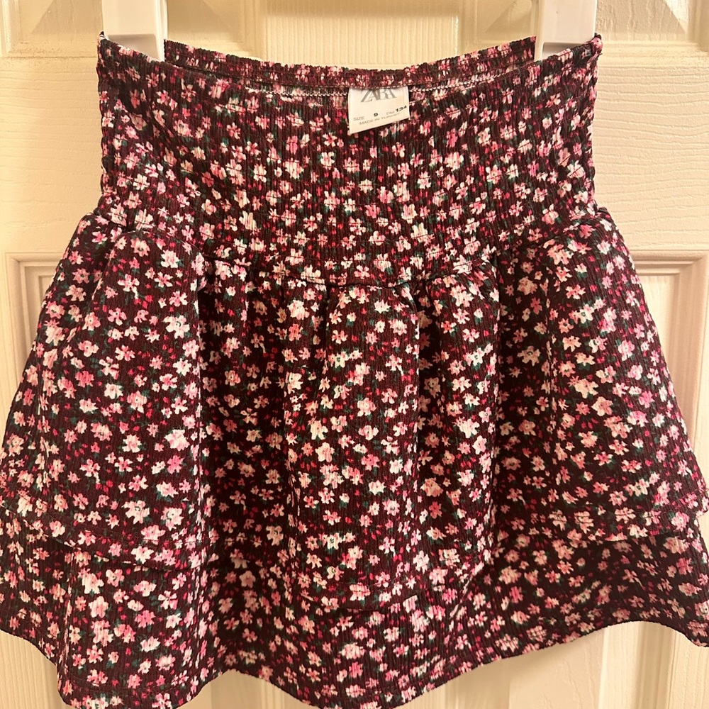 Floral Print Skirt